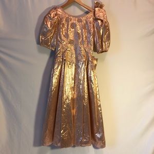 80’s Prom Dress - Rose Gold